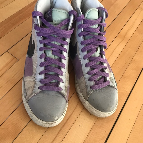 Vintage Leather Nike high tops - Picture 2 of 3